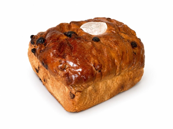 Rozijnenbrood met spijs