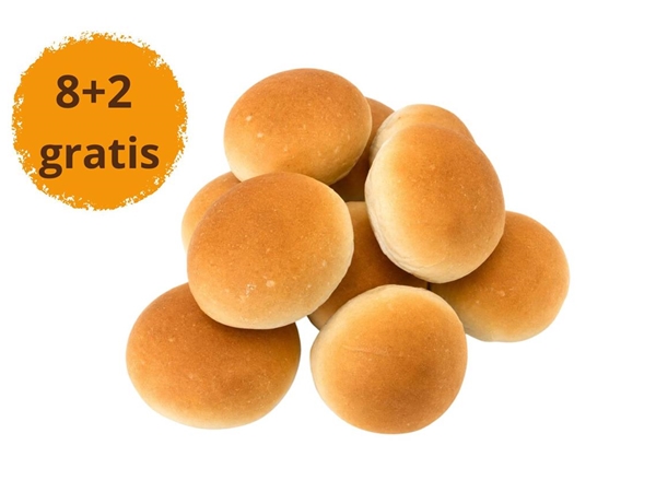 Zachte witte bollen per 10