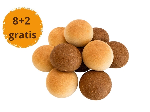 Mini harde broodjes mix per 10