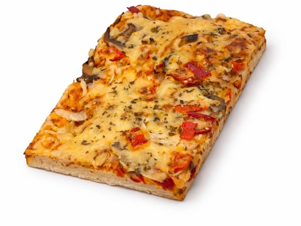 Plaat pizza